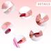 Luvadeyo 24 PCs Press on Nails - Medium Almond Yellow Flower Fake Nails with Glue for Women & Girls - Buy Online on GoSupps.com