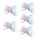 Beaupretty Elegance Kids bow hairpin bow hair tiara crown hair bow hair clips pink kids ribbon bows clips side hair barrettes hair bows for girls kids bows little girl bride Ribbon Graceling