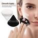 6 Pcs Triangle Wedge Soft Velour Powder Puffs - Black and White - Buy Online on GoSupps.com