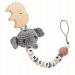 Ruby 6-Pack Natural Wood Pacifier Clips - Metal Animal Holder & Baby Accessories - Buy Online on GoSupps.com