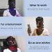 Photon Rejuvenation Phototherapy Masque facial Instrument spectre LED proche infrarouge Masque facial Cou Beaut Maison Pratique Lisse les rides fines Am liore la fermet de la peau Elitzia (Noir) Visage et Cou (4 Couleurs) - Buy Online on GoSupps.com