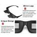 Vinmax Bed Prism Spectacles - 90 Degree Lazy Readers Glasses for Comfortable Laying Down Reading & Watching TV - International Shipping Available - Buy Online on GoSupps.com
