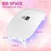 Krofaue 36W UV LED Nail Lamp - Cordless Rechargeable Nail Light with 23 Beads & Digital Display for Gel Polish - Portable 60s/120s/300s Timer - Buy Online on GoSupps.com