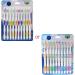 10pcs Soft Bamboo Charcoal Toothbrushes - Eco-Friendly Healthier Dental Care - Buy Online on GoSupps.com