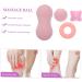Fomiyes 4-Piece Fascia Ball Set - Peanut & Lacrosse Massage Tools for Trigger Point Relief & Acupressure - Ideal for Neck Menstrual & Muscle Massage - Buy Online on GoSupps.com
