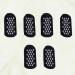 Minkissy 3 Pairs Spa Gel Socks for Foot Care - Ultimate Protection for Dry Cracked Skin | Black Essential Oil Infused Foot Socks - Buy Online on GoSupps.com