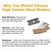 CANOPUS Single Edge Industrial Razor Blades - Made in USA - Heavy Duty Straight Edge Razors - Box & Carton Cutter Replacement Blades - Glass & Paint Scraper Razor Blades - 100 Count - Buy Online on GoSupps.com