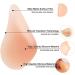 Knobco Silicone Breast Inserts - Enhance Cleavage & Comfort for Mastectomy | B Size Right Natural Gel Pads - Buy Online on GoSupps.com