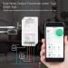 MOES WiFi Smart DIY Thermostat Controlling Module Temperature and Humidity Sensor Dual Output 15A 2.4GHz WiFi Smart Life App Wireless Remote Control for Greenhouse Aquarium Reptile Terrarium With Temperature & Humidity Sensor - Buy Online on GoSupps.com