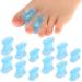 Molain gel-toe spreader 12 pieces of bale toe cushions for women men soft bale toe corrector made of silicone toe spacers to drive overlapping overlapping toes bale toe horn skin valgus toe