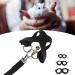 BAOFUYA Hamster Harness and Leash Set - No Pull Guinea Pig, Ferret, Iguana, Bearded Dragon - Black Striped Vest - Buy Online on GoSupps.com