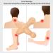 Fockety Cross-Shaped Wooden Trigger Point Massager | Lymphatic Drainage & Muscle Pain Relief Tool - Buy Online on GoSupps.com