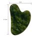 Premium Dark Green Jade Gua Sha Facial Tool - Upgraded Guasha Stone for Face - Buy Online on GoSupps.com