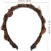 Didiseaon Herringbone Headband Braid Headband with Teeth Women Hair Hoops Synthetic Hair Headband Braided Wig Headband Hair Accessory for Women Headdress Braided Hair Headband - Buy Online on GoSupps.com