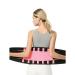 Wgust support belt for the lower back to relieve pain in the lumbar spine women and gentlemen work gym lumbar belt belt light breathable stretchy Velcro 60x90cm pink