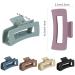 Whaline Hair Claw Clips - 6 Pack Matte Solid Color Hair Jaw Clamp - Buy Online on GoSupps.com