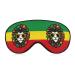 Lion Glasses Jamaica Rasta Sleep Mask Eye Cover for Sleeping Blindfold with Adjustable Strap Blocks Light Night Travel Nap for Men Women