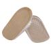 Hemoton Leather Inserts Height Increasing Shoe Inserts Heightening Half Insole Shoe Height Pads Gel Shoe Inserts Ladies Pumps Half Insoles Gel Insole Heels for Men Man Invisible Floor Mat As Shown L 2CM