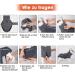 Slowton Winter Coat for Dogs - Waterproof Windproof Fleece Jacket with Turtleneck Scarf | Warm Gray Puppy Vest (S) - Shop Internationally! - Buy Online on GoSupps.com