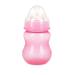 Nuby 3 Pack Non-Drip 8oz Wide Neck Bottles, Soft Silicone Nipples, BPA Free - Aqua/Pink/Purple - 0+ Months - Buy Online on GoSupps.com