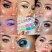 8 Color Face Highlighter Palette - Shimmer & Holographic Eyeshadow - Multichrome Glitter for Makeup Highlight & Contour - Buy Online on GoSupps.com