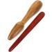 Minkissy Wooden Massage Tools - 4 Piece Hand Roller & Foot Massager for Acupuncture & Therapy - Buy Online on GoSupps.com