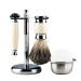 Silver Razor and Brush Stand for Shaving - Perfect Shaver Stand - Buy Online on GoSupps.com