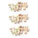 40 Pcs Leopard Earrings for Women Beach Spiral Craft Charms Beads for Bracelets Flower Earrings for 1.9x1.6x1cmx3pcs Colorfulx3pcs
