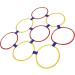 Hopscotch Hoop Balance Exercise Hand Foot Coordination 10PCS Sensory Training Hoops for Jumping Activities Multi-Purpose Eco-Friendly - Buy Online on GoSupps.com