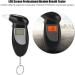 Terisass Breathalyzer Keychain LCD Screen Breath Alcohol Tester Professional-Grade Accuracy Digital Alcohol Detector Portable Breath Checker Analyzer No Backlight with 5 Mouthpieces - Buy Online on GoSupps.com