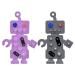 Silicone Baby Teething Toys Chew Toys for Babies Robot Shape Silicone Teething Toys for Babies 3-12 Months Soft-Textured BPA Free Baby Teething Toys  Pack/Gray+Purple A Style