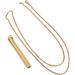 Mindful Breathing Necklace Prevent Skin Fading Reduce Anxiety Relieve Stress Increase Lung Volume For Men For Daily Wear (Gold Color) - Buy Online on GoSupps.com