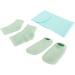 Qukaim Moisturizing Gel Socks Hydrating Gel Elbow Sleeve Moisturizing Gel Socks and Neck Wrap Sock Reusable Repairing Softening Cutin Green Blue - Buy Online on GoSupps.com