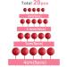 Astaron 20pcs Mini Balloon Cake Toppers | Red Tortendeko Balls for Weddings Birthdays & Parties - International Shipping - Buy Online on GoSupps.com