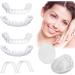 2 pairs of wrong teeth brightening teeth for plugging in veneers fake teeth at the top dentures make cosmetic veneers teeth for men women