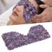 Natural Jade Eye Mask for Anti-Aging Hot & Cold Therapy - Soothing Cooling Blindfold (Purple) - Buy Online on GoSupps.com