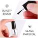 Mipcase Lot de 25 Flacons de Vernis Ongles Vides en Verre 5Ml Bouchon Aluminium lectrolytique et Pinceau Int gr Mini Format Portable pour Nail Art et Remplissage Pr cis - Buy Online on GoSupps.com