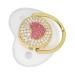 Pacifiers for babies soothing hygiene pacifiers made of silicone for sleeping (white)