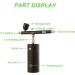 h Kit Rechargeable Handheld Mini Air Compressor h Portable Cordless h Gun for Makeup Tattoo Nail Art Face Paint Model Painting Cake Decor - Buy Online on GoSupps.com