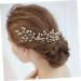 FRCOLOR hair barrettes for women Hair Combs For Women womens hair clips Pearl Bridal Side bride hair accessory hair accessories for flower girls Miss European and American flower crystal - Buy Online on GoSupps.com