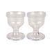 Transparent Plastic Eye Wash Cups for Effective Eye Cleansing | Eye Shaped Rim   Snug Fit | Set of 2