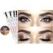 Brow Pen Eyebrow Contour Pen 4 in 1 Long Lasting Rotate Defining Highlighting Brow Pencil Black Brown - Buy Online on GoSupps.com