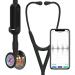 3M Littmann CORE Digital Stethoscope 8572 High Polish Rainbow Chestpiece Black Tube Stem and Headset 69 cm Black / Rainbow Chestpiece Single