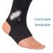 Compression Ankle Sleeve - Durable Support for Joint Pain & Injury Recovery | Ankle Brace in Black - Buy Online on GoSupps.com