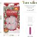 Vatocu Christmas False Nails - Short Red Press on Nails with Snowflakes, Elk, and Snowman Designs - 24pcs for Women and Girls - Buy Online on GoSupps.com