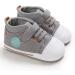 Baby Boy First Walking Shoes - Soft Sole Anti-Slip Prewalker 12-18 Months Gray - Buy Online on GoSupps.com