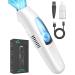 ASAHINA Body Hair Trimmer for Women Vacuum Clippers with Hair Suction Electric Bikini Trimmer with Body Clippers IPX7 Waterproof USB Recharge Cut Leg Chest Arms Armpit Hair Gifts for Her Light White