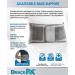 Back Support with 8 Stays for Lumbar Pain Relief Compression Straps - Large/XL International Shipping - Buy Online on GoSupps.com