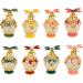 Dajidafu 3 Set of Decorative Glass Perfume Bottle Easy To Clean Wide Application Gifts Sturdy And Durable Decorative Perfume Bottle green green 3Set - Buy Online on GoSupps.com