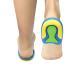 Koxmak TPE Gel Heel Cup with Cushion for Heel Pain Relief/Heel Bone Spurs/All Day Heel Protection &Shock Absorbing 2 Pairs Women's (Size 4.5-12) US Women's (Size 4.5-12)